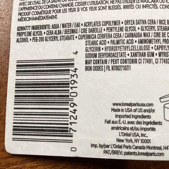 Loreal Paris Voluminous Curved 340 Black/350 Black Brown NEW 0.28 fl oz - Picture 8 of 10